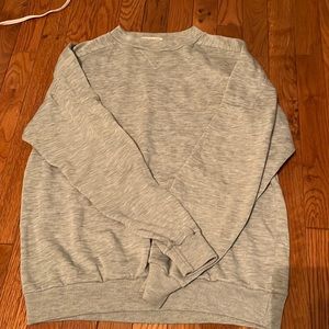 plain gray sweatshirt